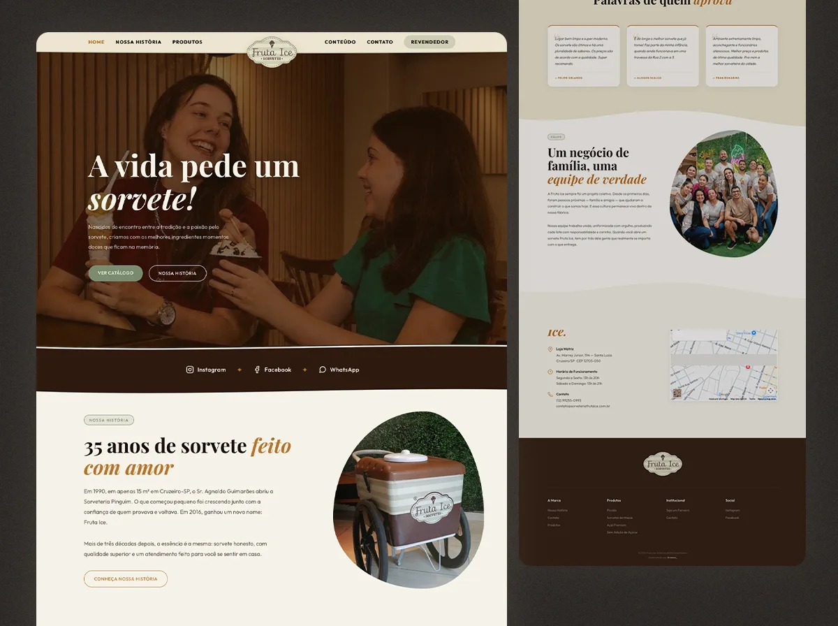 Sorvetes Fruta Ice — 