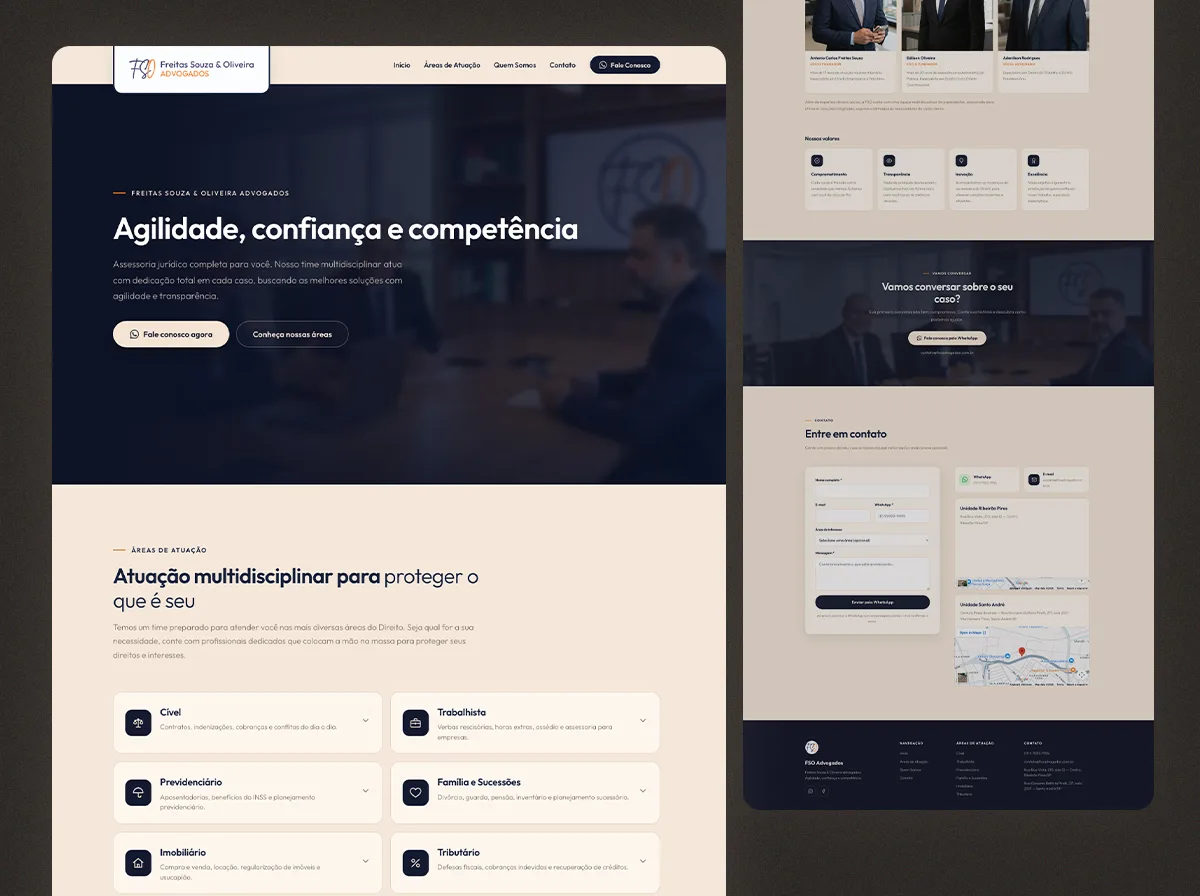 FSO Advogados — Site institucional